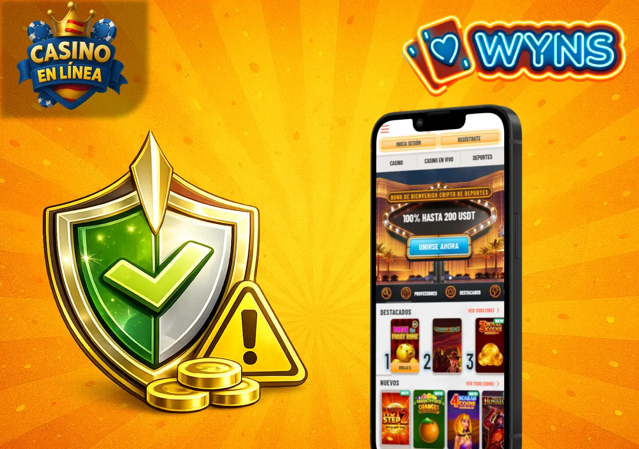 Seguridad de Casino con escudo, alerta y vista de la plataforma